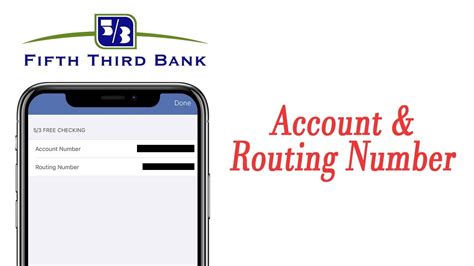 Checking Accounts;. . Fifth third bank phone number
